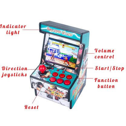 2.8-Inch 16-Bit Portable Mini Handheld Video Arcade Console with Over 150 Built-In Classic SEGA Games